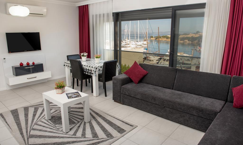 Dalyan Elit Apart Otel Çeşme Esterno foto